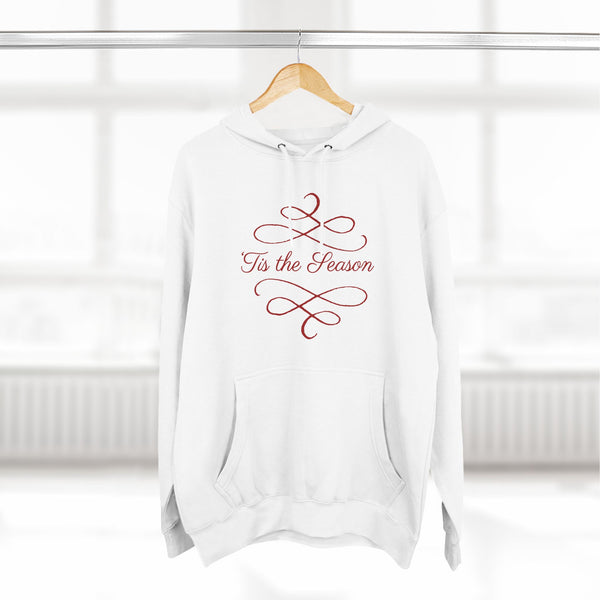 A102 | Holiday Three-Panel Fleece Hoodie - Tis The Season Design