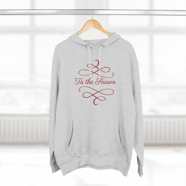 A102 | Holiday Three-Panel Fleece Hoodie - Tis The Season Design